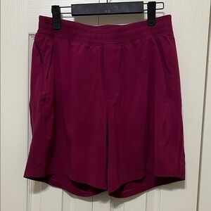 lululemon athletica Men's Athletic Shorts — Deep Magenta. Size M
